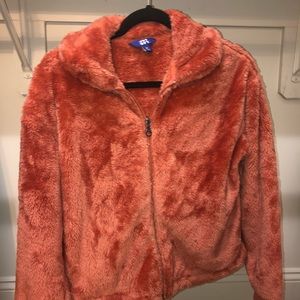 Joy Lab Fluffy Burnt Orange Jacket